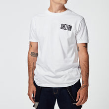 Charger l'image dans la galerie, T-shirt SHELTON blanc en coton bio