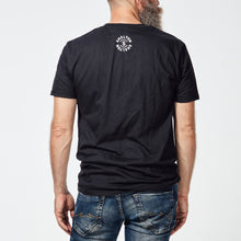 Charger l'image dans la galerie, T-shirt SHELTON noir en coton bio