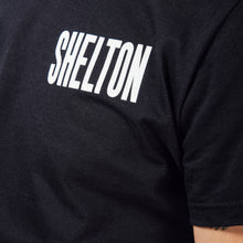 Charger l'image dans la galerie, T-shirt SHELTON noir en coton bio