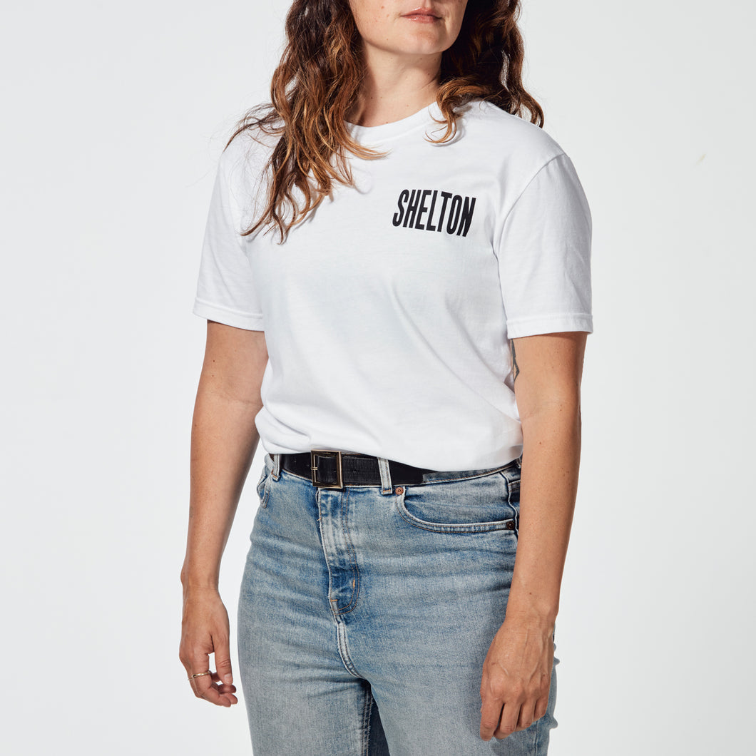 T-shirt SHELTON blanc en coton bio