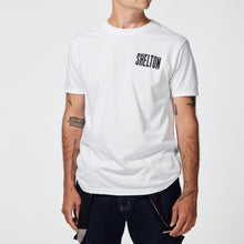 Charger l&#39;image dans la galerie, T-shirt SHELTON blanc en coton bio
